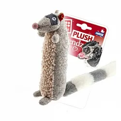 GiGwi Plush Іграшка для собак єнот з пищалкою 