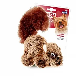 GiGwi Plush Іграшка для собак білка з пищалкою