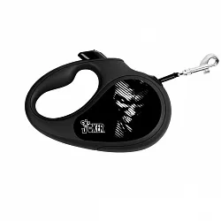 Повідець-рулетка для собак WAUDOG R-leash "Джокер Чорний"