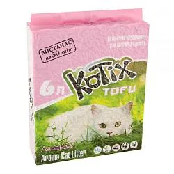 Kotix Tofu Гранульований грудкуючий наповнювач з ароматом лаванди