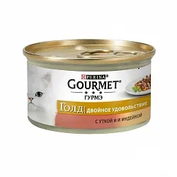 Gourmet Gold Кусочки в соусе с уткой и индейкой