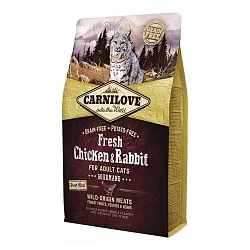  Carnilove Fresh Chicken & Rabbit Gourmand Сухий корм з куркою і кроликом