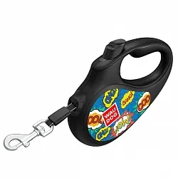 Повідець-рулетка для собак WAUDOG R-leash "ВАУ"
