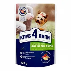 Клуб 4 Лапи Premium Консерви для собак малих порід з куркою в желе