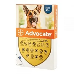 Advocate 25-40 кг Краплі від бліх та кліщів для собак вагою 25-40 кг