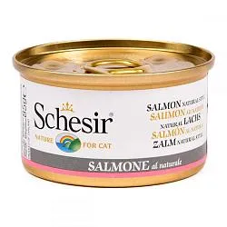 Schesir Cat Консервы для кошек с лососем в собственном соке