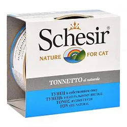 Schesir Cat Консерви для котів з тунцем у власному соку