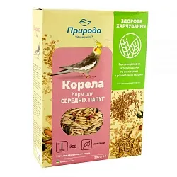 Природа Корелла Йод Корм для середніх папуг