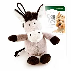 GiGwi Plush Іграшка для собак віслюк з пищалкою