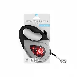 Повідець-рулетка для собак WAUDOG R-leash "Шотландка"