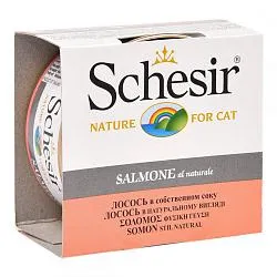 Schesir Cat Консервы для кошек с лососем в собственном соке