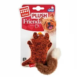 GiGwi Plush Іграшка для собак "лисиця з пищалкою"