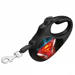 Повідець-рулетка для собак WAUDOG R-leash "Супермен Лого"