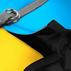Шлея для собак м'яка Waudog Clothes "COLORS OF FREEDOM" з QR паспортом