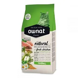 Ownat Classic Hairball Сухий корм для котів для виведення шерсті