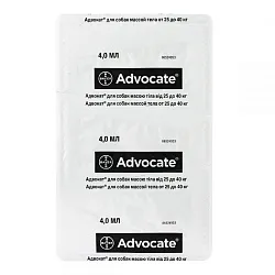 Advocate 25-40 кг Краплі від бліх та кліщів для собак вагою 25-40 кг
