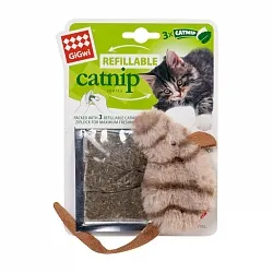 GiGwi Catnip Игрушка для кошек мышка с кошачьей мятой