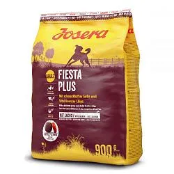 Josera FiestaPlus Cухий корм для вибагливих собак з соусом і додатковими крокетами